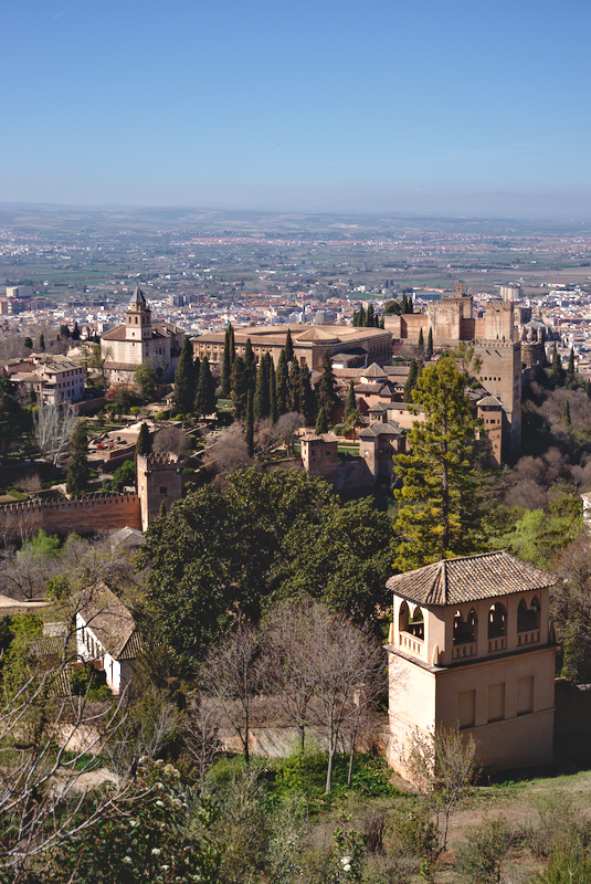 Alhambra vazuta de la inaltime.