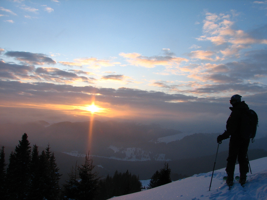 Ski de tura la -20 de grade