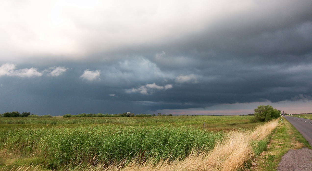 Storm in the hungarian plains