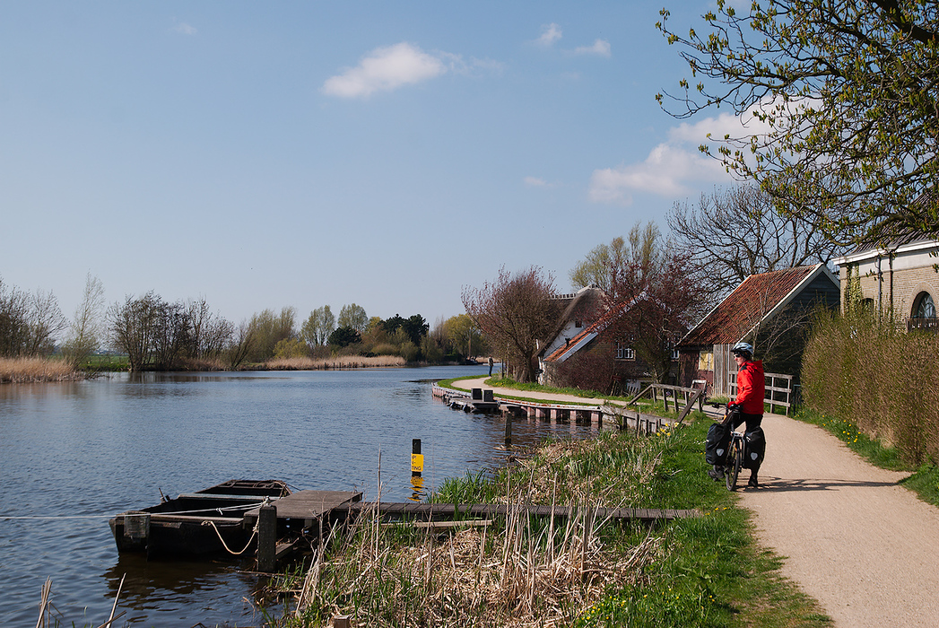 Cicloturisn in Olanda, pe langa Rotterdamm