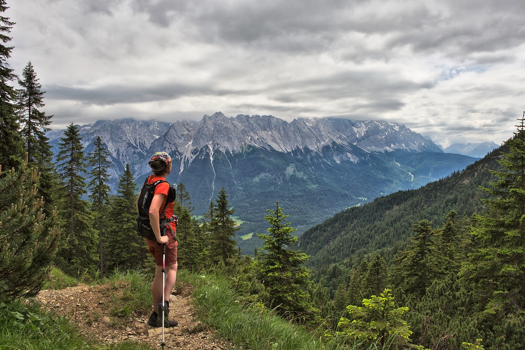 Privind catre Zugspitze