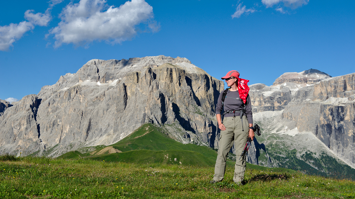 Trail running si via feratta in Sasso Piatto, Dolomiti ziua 12