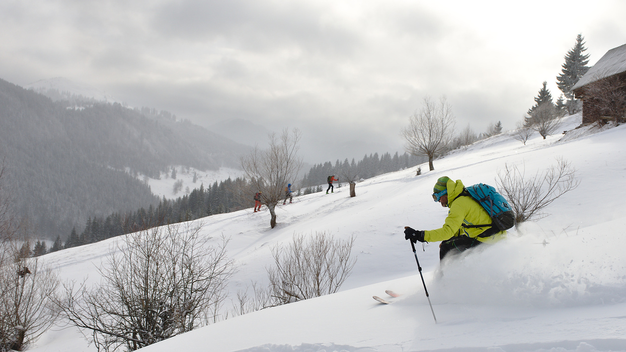 Rural freeride, printre catunele din Moeciu