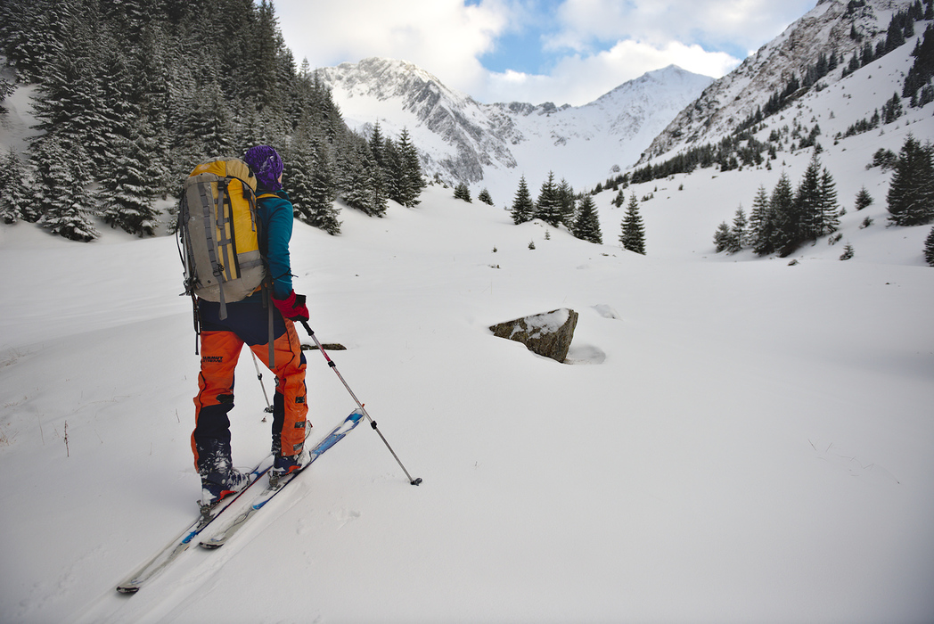 O bucatica din salbaticul Fagaras, ski pe Valea Vistei.